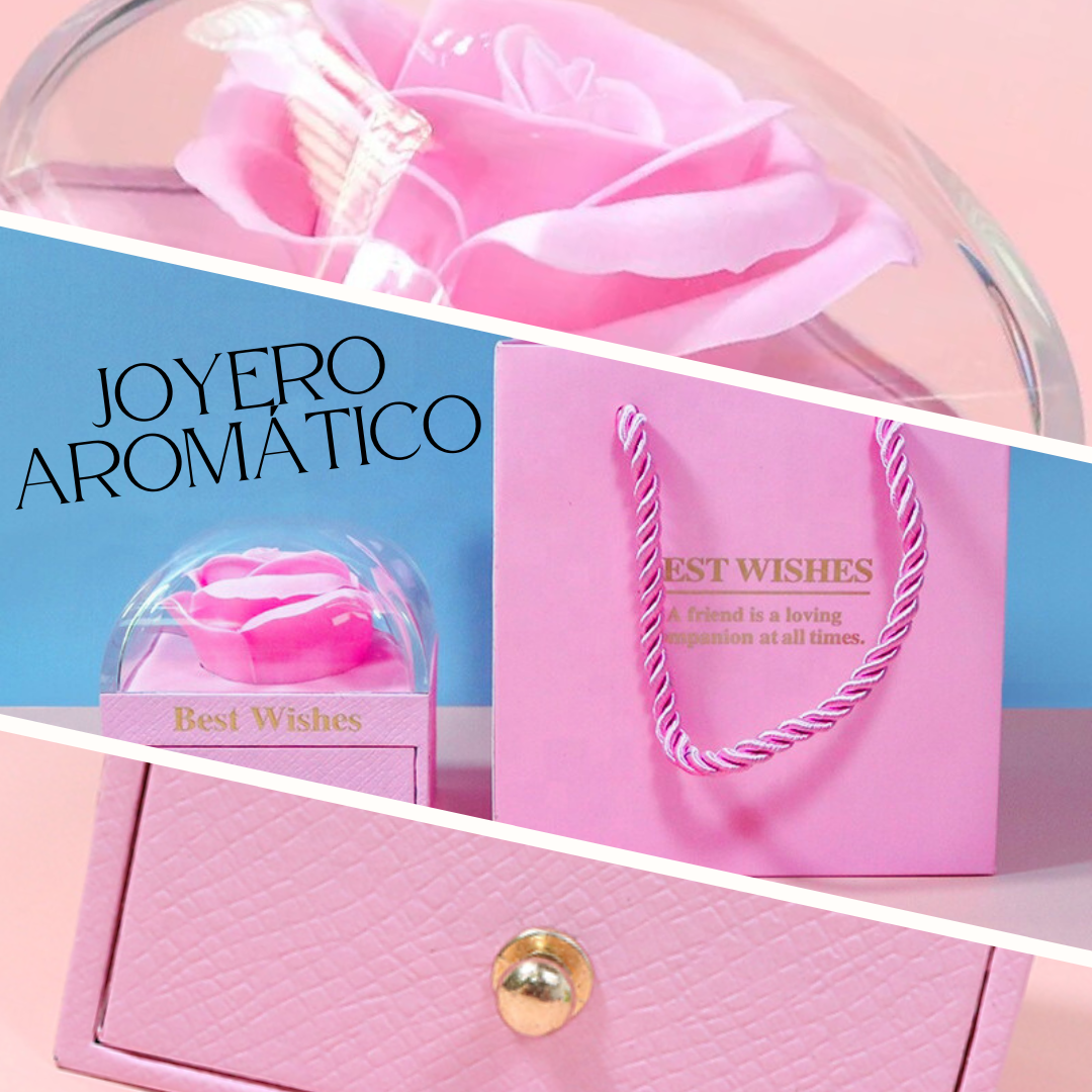 Pulsera MAMÁ+Joyero Rosa Perfumada - ¡¡OFERTA DÍA DE LA MADRE!!