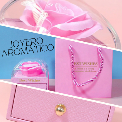 Pulsera MAMÁ+Joyero Rosa Perfumada - ¡¡OFERTA DÍA DE LA MADRE!!