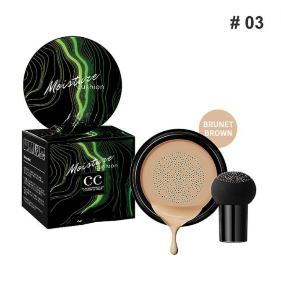 BASE MAQUILLAJE CC SILKY CREAM + BROCHA DE REGALO (OFERTA 2X1)