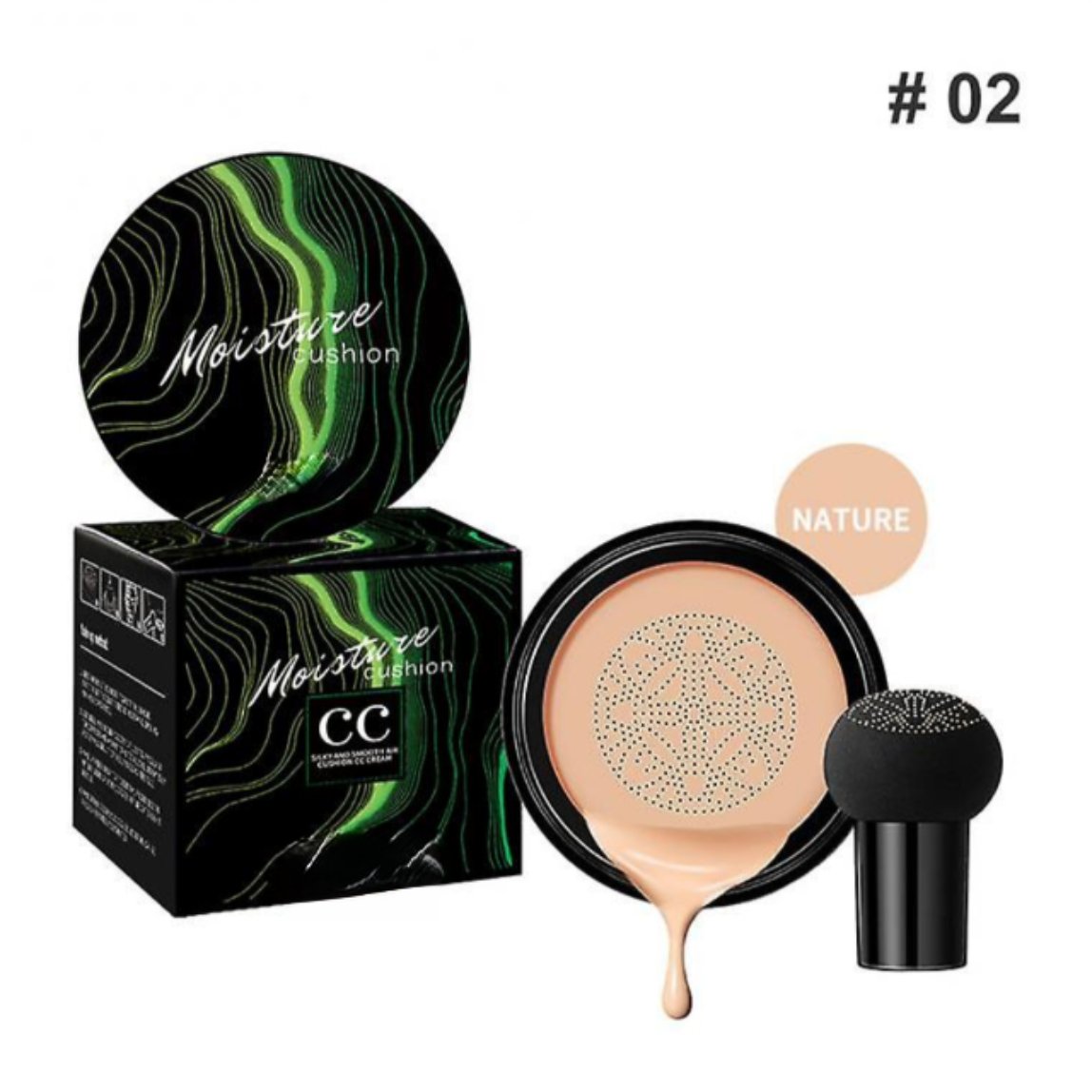 BASE MAQUILLAJE CC SILKY CREAM + BROCHA DE REGALO (OFERTA 2X1)